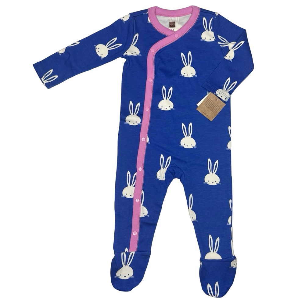 Tea Collection Bunny Footed Romper